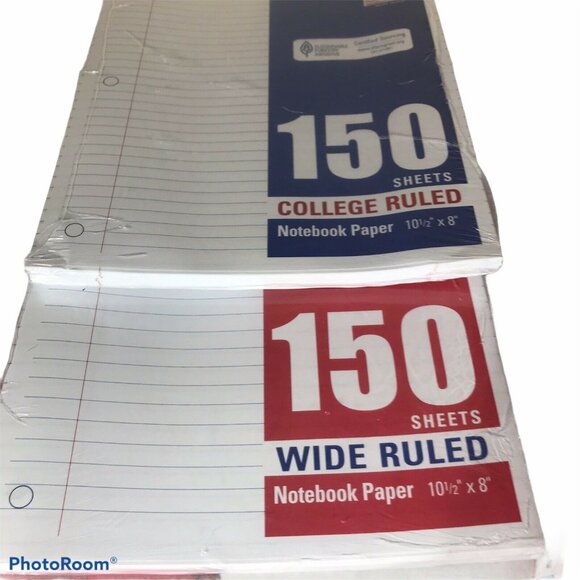 Notebook Lot Red 520 Sheet/Red 175 Sheet Notebook Paper Dividers Protectors - Picture 3 of 9